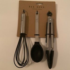 Rae Dunn Three Piece Mini Utensils